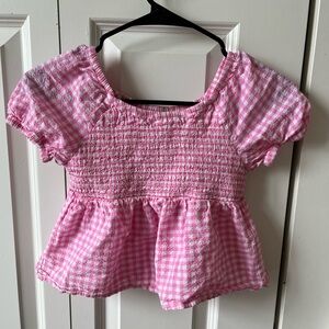 Pink girls blouse
